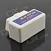 Jtron 09040011 ELM327 Bluetooth OBD2 V1.5 Car Diagnostic Interface Tool - White + Blue