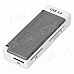 High Speed USB 3.0 MS / SD / M2 / Micro SD Card Reader - White + Translucent Grey