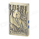 Rechargeable Panda Style Butane Lighter w/ Dual LED Light / Currency Detector - Bronze