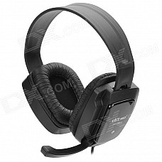 Ditmo DM-3800 Fashion USB Headband Stereo Headphone - Black