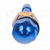 YONGXUN YX-015 Zinc Alloy Car Wiper Water Spray Nozzle Sprinkler Head - Blue + Silver (2 PCS)