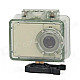 AT81 Waterproof 1.5" TFT 5.0 MP CMOS Sport Camcorder w/ 4 x IR LED + 4X Digital Zoom - Champagne