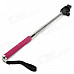 Aluminum Alloy Monopod w/ Tripod Mount Adapter for Gopro Hero 4/ 2 / 3 / 3+ - Deep Pink + Silver