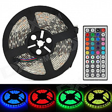 Waterproof 72W 4300lm 300-5050 SMD LED RGB Light Flexible Strip w/ 44-Key Controller (5m / DC 12V)