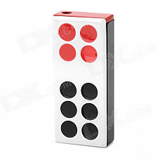 Pai Gow Tile Style Creative Gas Lighter - Black + Beige + Red