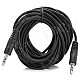 3.5mm Male to Male Extension Audio Cable - Black (500cm)
