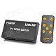 LINK-MI LM-SW03 1080P 3D 3 in 1 out HDMI Switch w/ Remote Control - Black