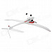 2-CH Fixed Wing Electric Radio Control Assembly R/C Airplane Model - Red + White