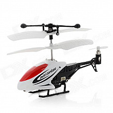 LH LH1210 3.5-Channel Android Smartphone / Iphone IR Remote Control Helicopter - Black + White - Red