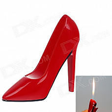 Fashion High-heeled Shoes Style Lighter - Red