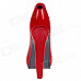 Fashion High-heeled Shoes Style Lighter - Red