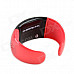 CHEERLINK QT-09 1.0" LCD Bluetooth Bracelet w/ Caller ID Display, Vibration Alert, Answer Call - Red