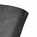 H02T DIY Carbon Fiber 3D Decorative PVC Sticker for Car - Black (63cm x 300cm)