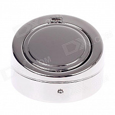 Stainless Steel Spring Lid Ashtray - Silver