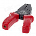 Creative Pliers Style Orange Flame Oil Lighter - Black + Red