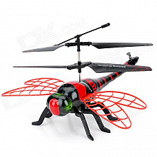 4.5-CH IR Remote Controlled Simulation Dragonfly Helicopter - Red