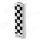 USB Rechargeable Electronic Cigarette Lighter - Black + White