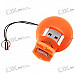 MicroSD TransFlash TF SD/SDHC USB 2.0 Card Reader Keychain