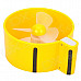 C1GL 3-Blade USB 2.0 Fan - Yellow + White (3 x AAA)