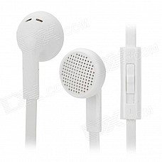 SHENGMIZHE smz-620 Stylish Universal 3.5mm Jack In-ear Headset w/ Microphone - White (120cm)