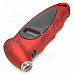 Portable Handheld 0.8" LCD Digital Tire Pressure Gauge - Deep Red+ Black (1 x CR2032 + 3 x LR44)