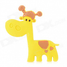 Creative Giraffe Style Refrigerator Magnetic Sticker - Yellow + Brown