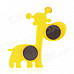 Creative Giraffe Style Refrigerator Magnetic Sticker - Yellow + Brown