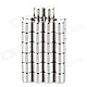 DIY 3x3mm NdFeB Magnet Cylinder - Silver (50 PCS)