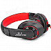 OVLENG X13 Headphones Headset w/ Microphone for Computer - Black + Red + Silver (120cm)