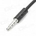 1-to-2 3.5mm Male to Female Audio Sharing Adapter Cable - Black + Golden