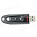 SanDisk SDCZ48-032G Ultra USB 3.0 Flash Drive Disk w/ Red Indicator - Black (32GB)