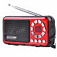 Liweek IF135 Digital FM Radio Media Player Speaker w/ TF / Antenna - Red