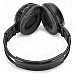 IR-2011D 5.1-Channel Infrared Stereo Wireless Headphones - Black + Silver (2 x AAA)