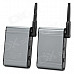 BX-501 Universal 2.4GHz Wireless Speaker Transmitter + Receiver Set - Grey + Black