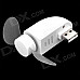 HK-F2039 Portable USB Powered Mini Fan - White