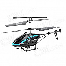 HS 817C 3.5-CH IR Control R/C Helicopter w/ Gyro / 300KP Camera / 1GB TF - Black + Blue