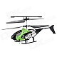 Chuang Hang H38 2.5-CH IR Remote Control R/C Helicopter - Green + Black + Silver