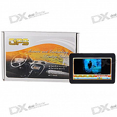 4.3" LCD 372MHz Windows CE .NET 5.0 Core Bluetooth + GPS Navigator w/FM Transmitter + 2GB Maps SD