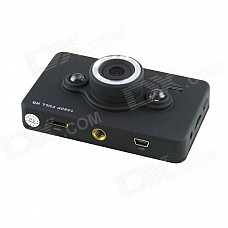 LAB D6 2.7" TFT 5.0 MP Wide Angle Digital Vehicle Car DVR Camcorder w / 2-IR LED / Motion Detection