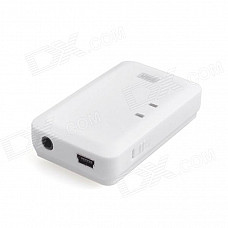 ESER H166-01 Bluetooth V2.1 Audio Music Receiver w/ 3.5mm Wireless Stereo Adaptor - White