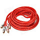 2 x RCA Male to Male Car Audio Connection Cable - Red (4.8m)