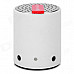 BL-09 Mini 3W 2-CH Bluetooth V2.0 Speaker - Silver + White + Black