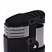 ELEGANT 806 Fashionable Business Windproof Blue Flame Butane Lighter - Black + Silver