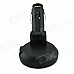 VA-03 Car Cigarette Lighter Charger Bluetooth V4.0 Handsfree Speaker w/ USB Charging Port - Silver