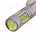 H3 7.5W 600lm 485nm 5-LED Ice Blue Car Foglight w/ Lens - (12V / 2 PCS)