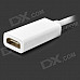 Mini Display Port Male to HDMI Female Adapter Cable for MacBook - White