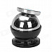 YOUDOZONE A Universal Ball Style Rotatable Car Holder Set for GPS + More - Silver + Black