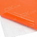 Car 3D Decoration Carbon Fiber Sticker - Orange (30 x 127cm)