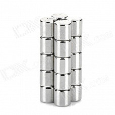 DIY 5 x 5mm Cylindrical NdFeB Magnet - Silver (20 PCS)