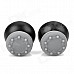 Replacement ThumbStick Joystick Cap for PS3 / PS2 Controller - Grey + Black (2 PCS)